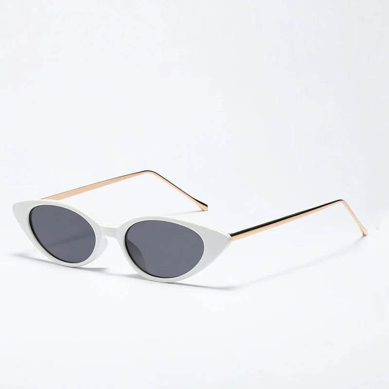 Slim Framed Golden Sunglasses
