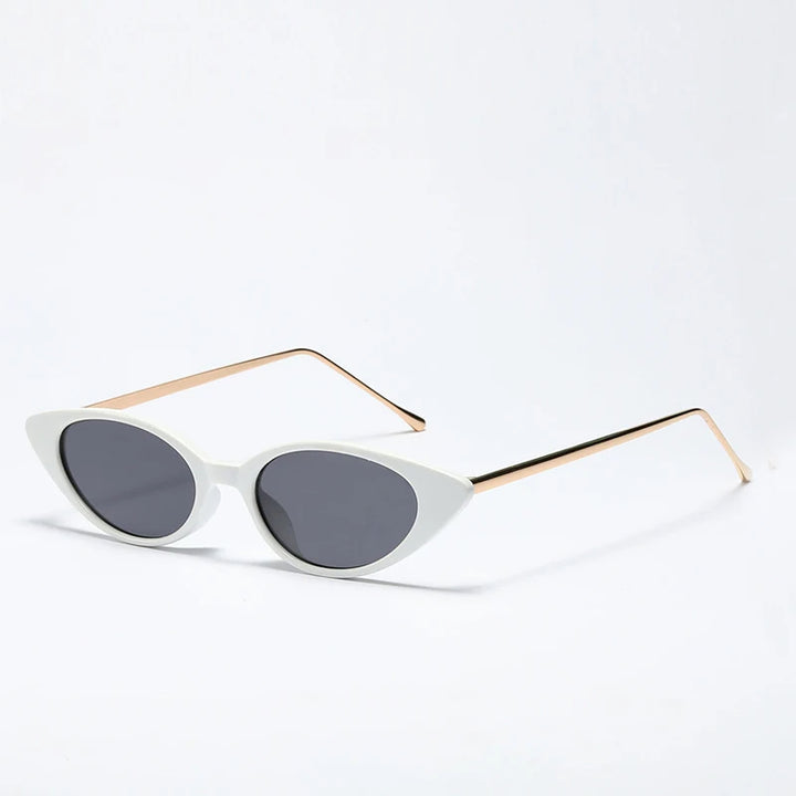 Slim Framed Golden Sunglasses